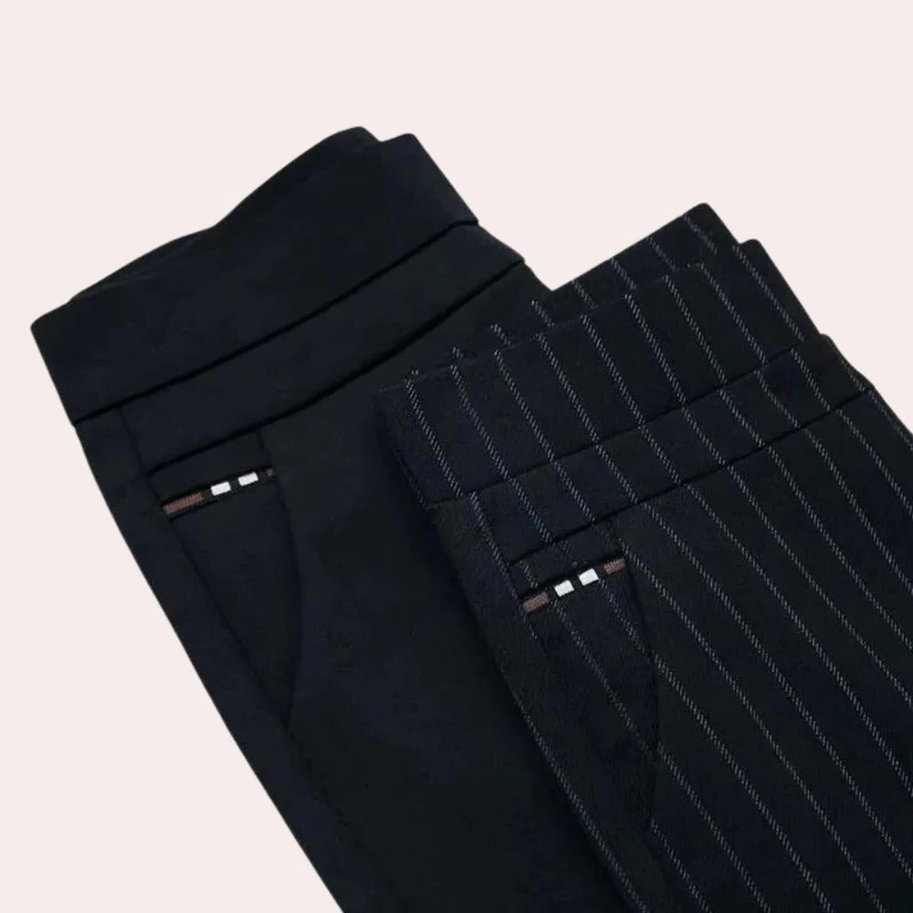 High Waist Stretch Pants - in use