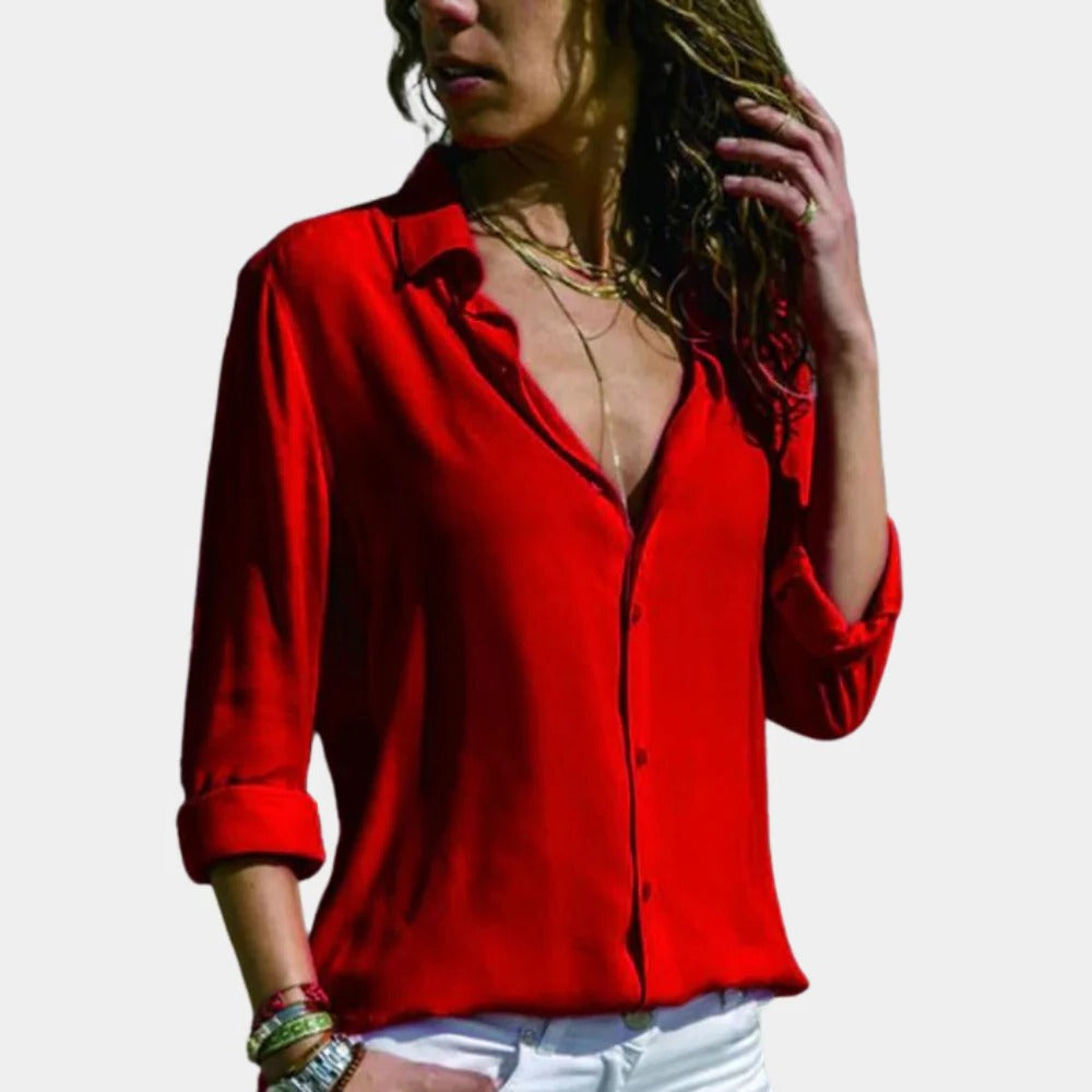 Comfortable Women's Shirt - in use