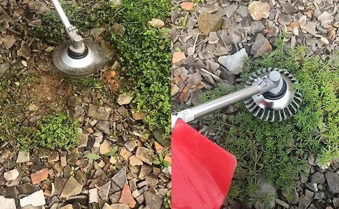 Heavy-Duty Wire Weeding Wheel - detail