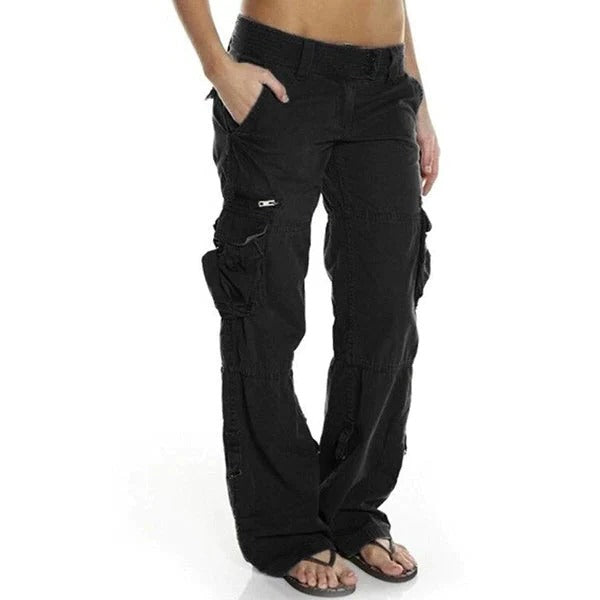 Pantalon Cargo Femme À Poches