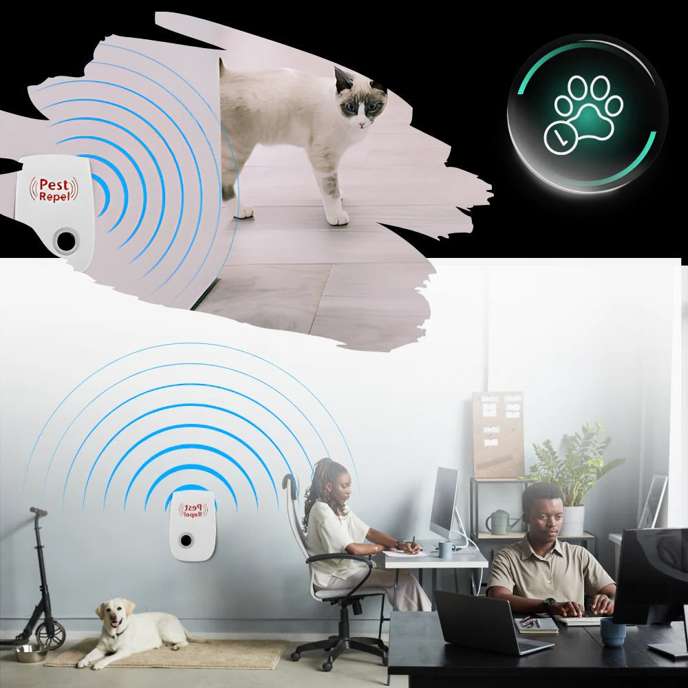 Energy Efficient Ultrasonic Pest Repeller - in use