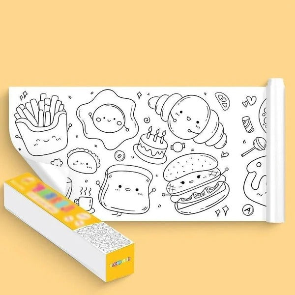 Children's Drawing Roll - detail