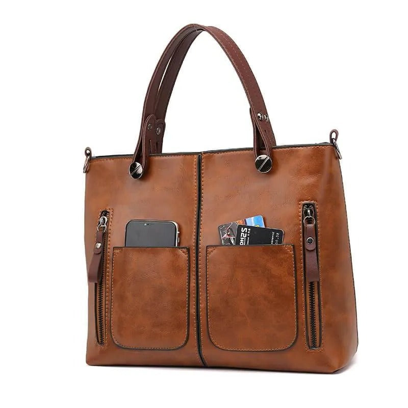 Elegant Leather Bag - detail