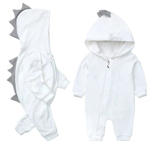 Dinosaur Baby Onesie - in use