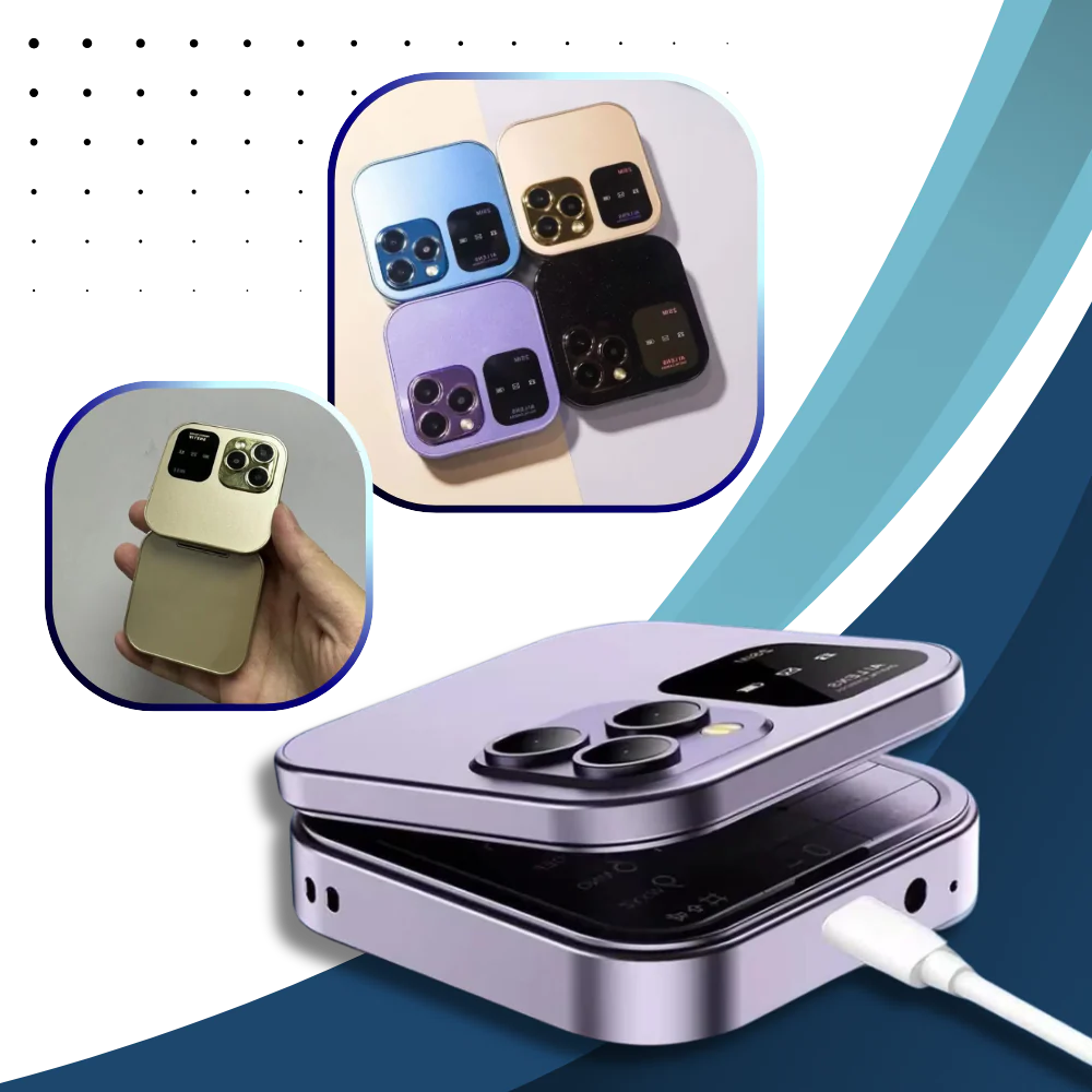 Dual Sim Small Folding Cell Phone - detail