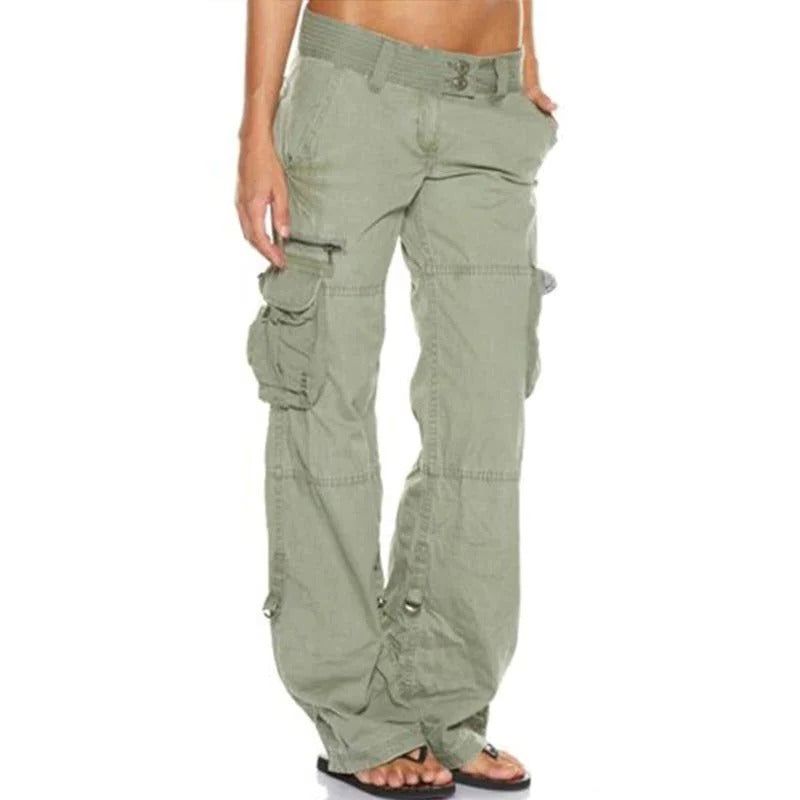 Cargo Pants With Pockets For Women - detail
