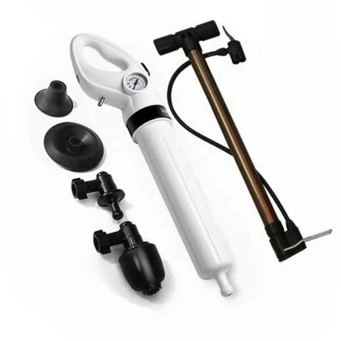 High-Pressure Toilet Plunger and Drain Unblocker - alternate angle