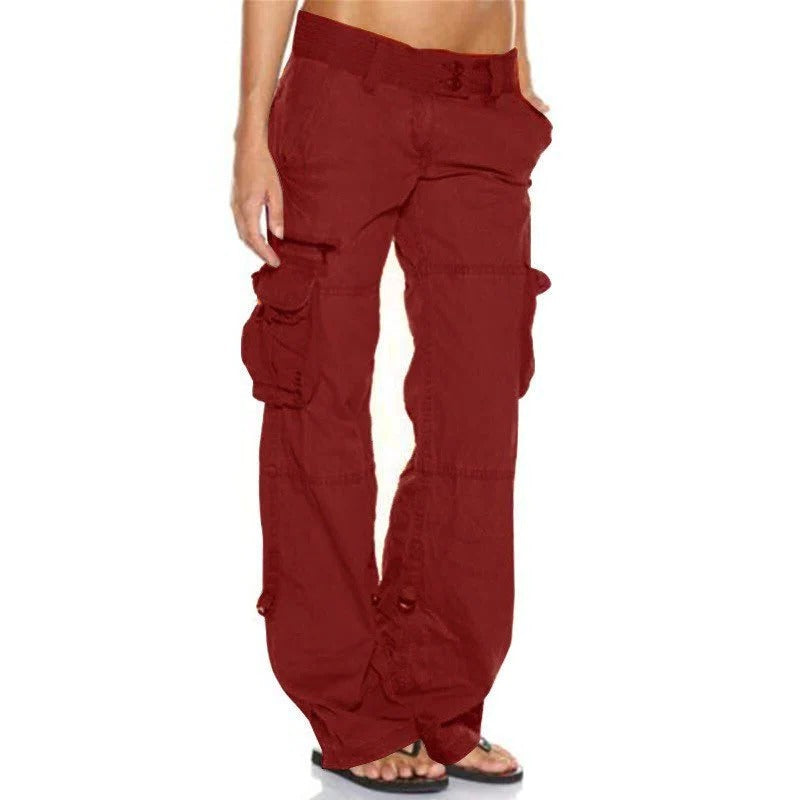Cargo Pants With Pockets For Women - in use
