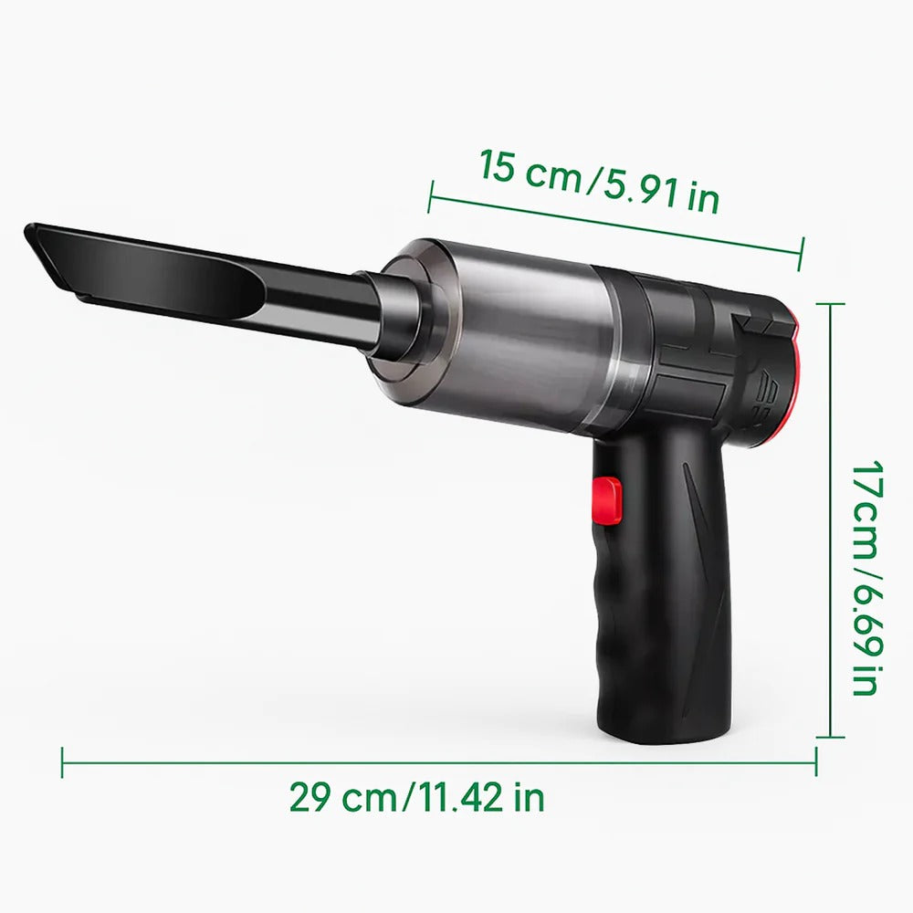Cordless Car Vacuum Cleaner - 95000Pa Suction, Lightweight & Powerful Handheld
