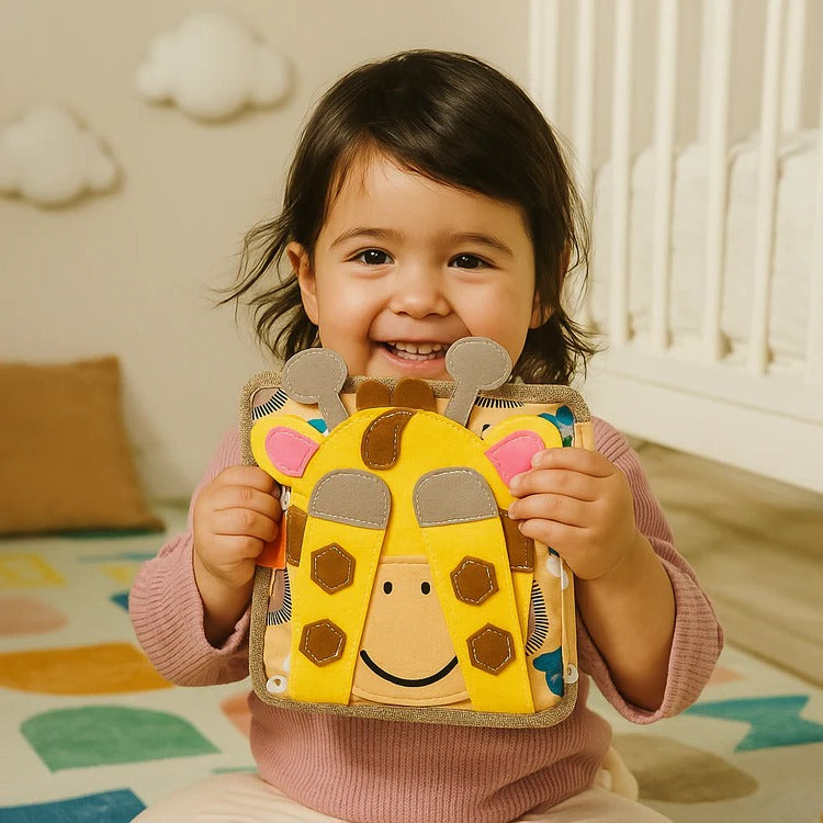 Children's Sensory Activity Story Book - in use