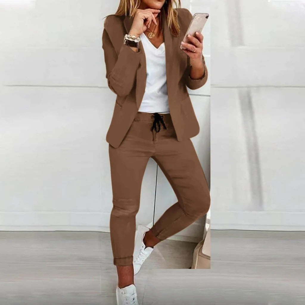 Elegant and Comfortable Blazer Set - alternate angle