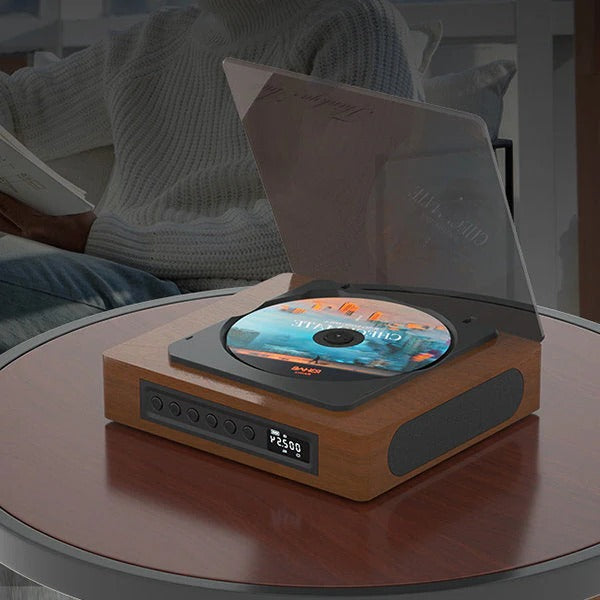 Bluetooth Retro CD Player with Type C Port - alternate angle