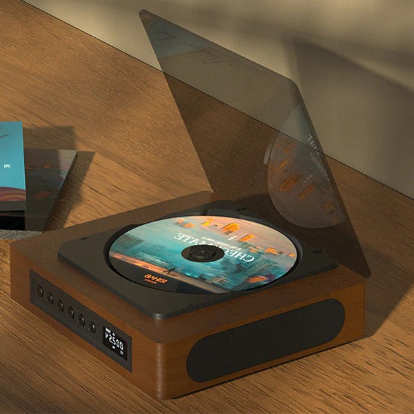 Bluetooth Retro CD Player with Type C Port - detail