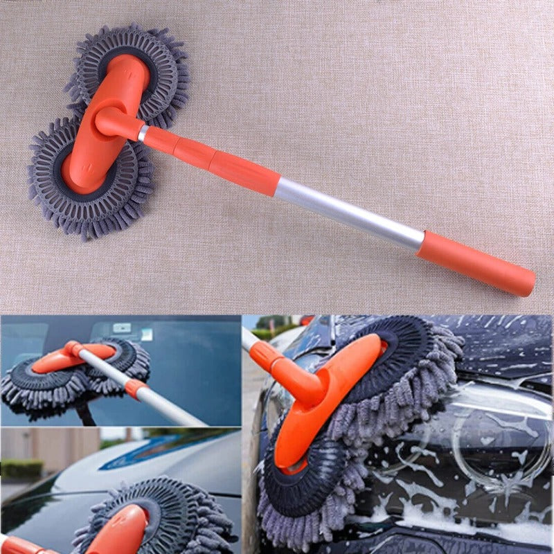 Car Wash Brush with Rotating Head - detail
