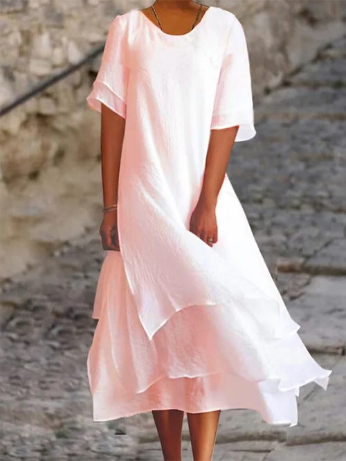 Double Layer Cotton and Linen - alternate angle