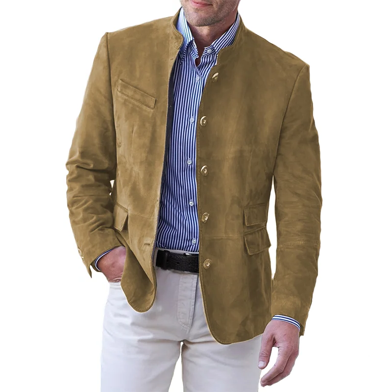 Classic button-down jacket for men - detail