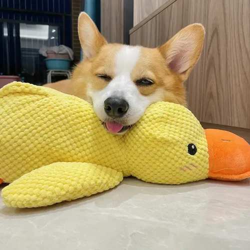 Calming Duck Dog Toy - alternate angle