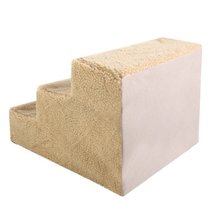 3 Step Portable Dog Stairs For Tall Bed - detail