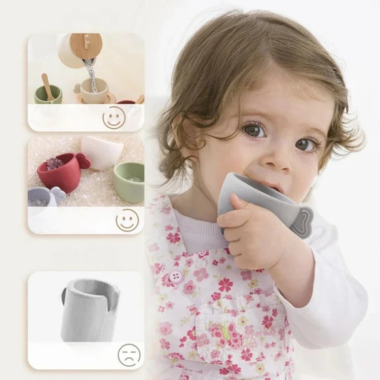 Children's Pretend Afternoon Tea Set With Tray - alternate angle