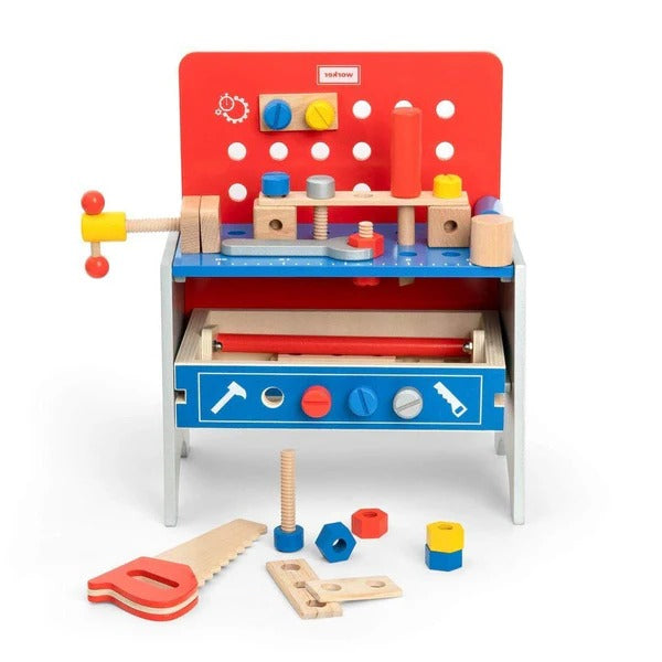 Exclusive Kids Pretend Play Realistic Work Tool Bench Toy - detail