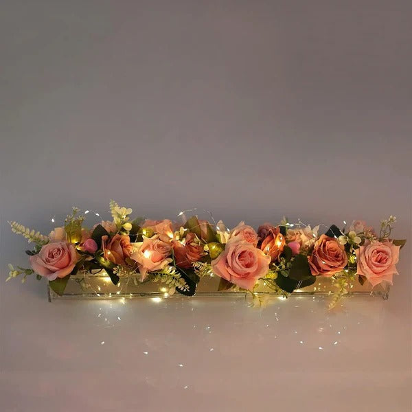 Clear Acrylic Flower Vase - alternate angle