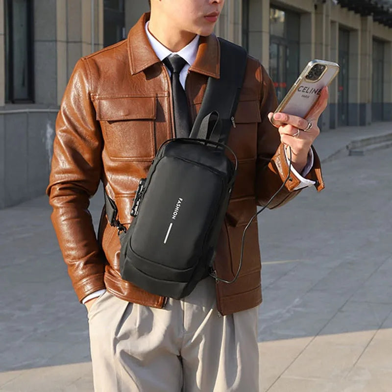 Anti-Theft Crossbody Backpack - alternate angle