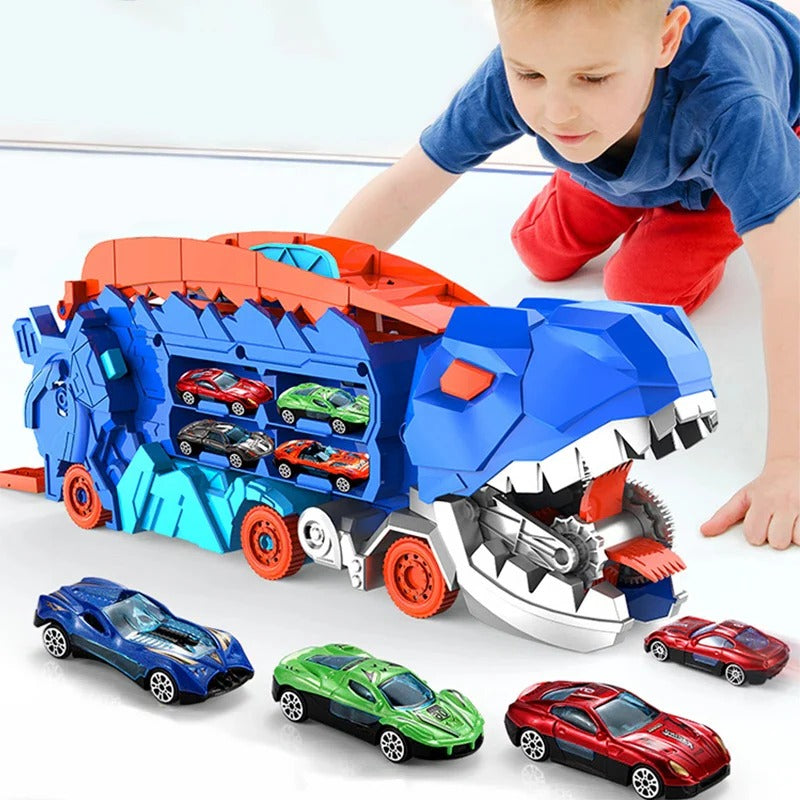 Dinosaur Car Play Truck - in use