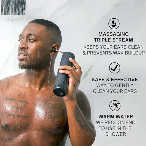 Ear Cleaning Irrigation Tool - in use