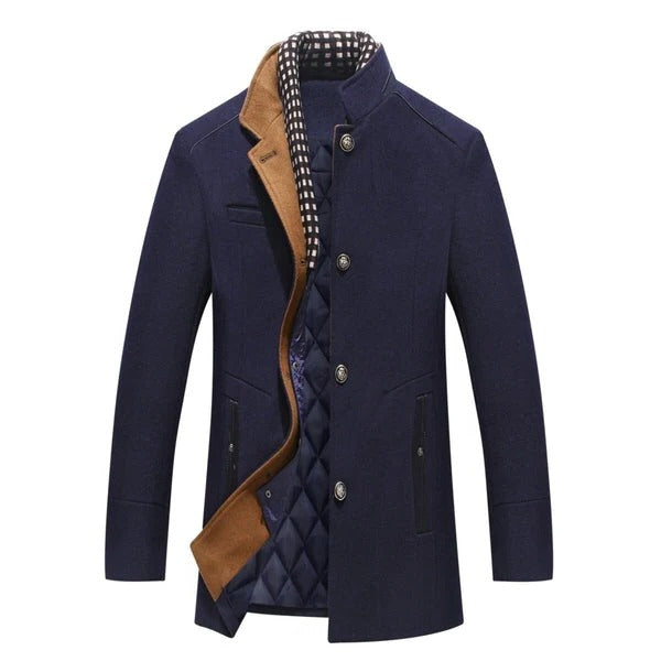 High-Quality Men's Coat Made Of Wool - alternate angle