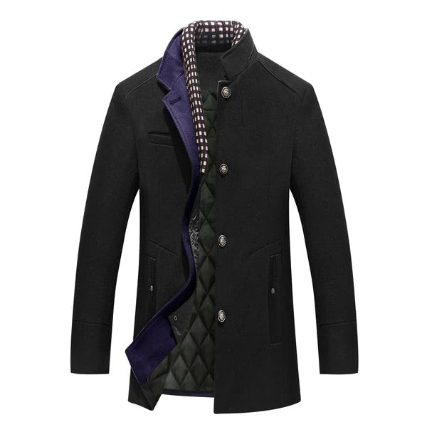 High-Quality Men's Coat Made Of Wool - detail