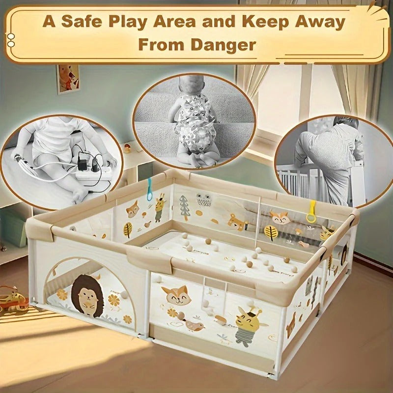 Baby Playpen - in use