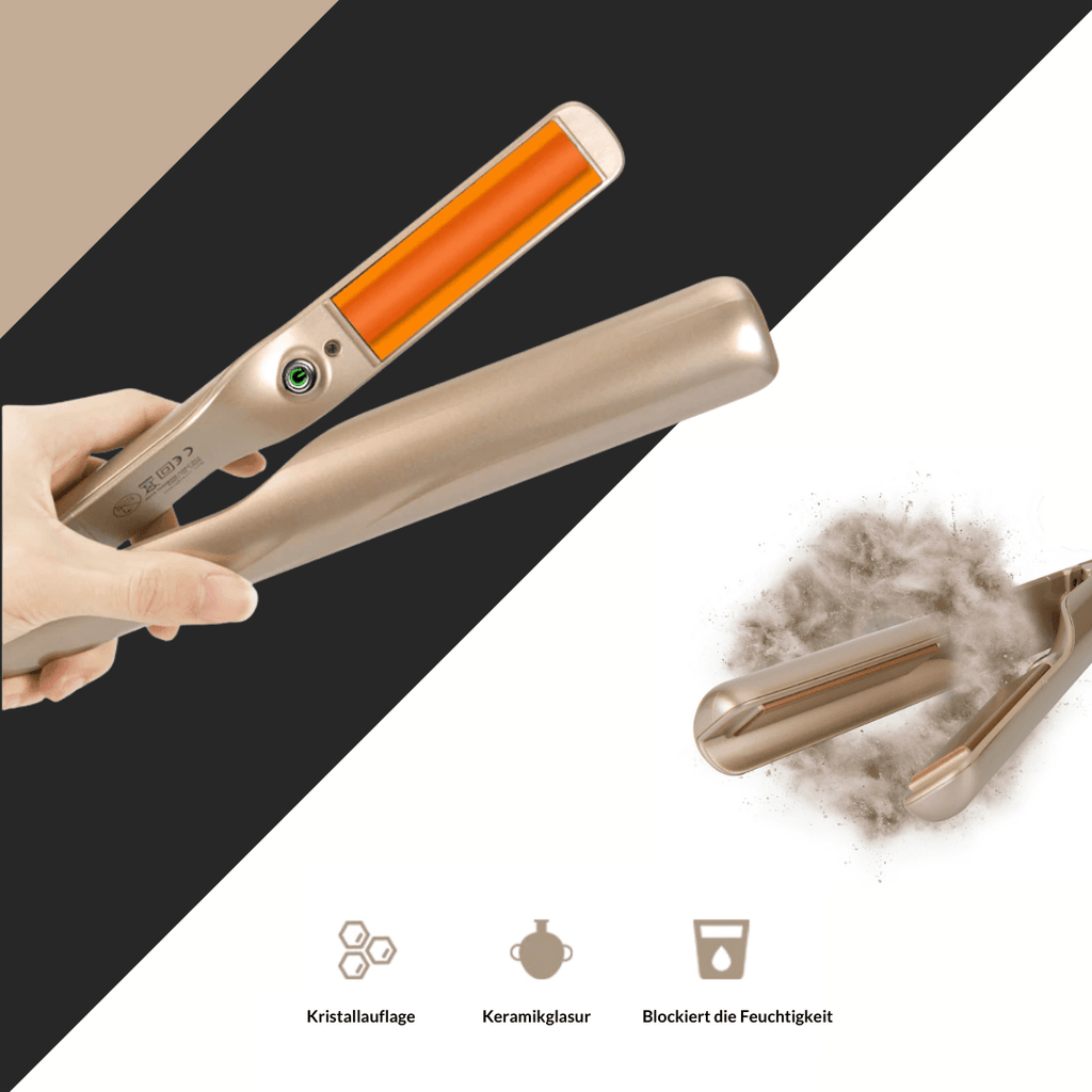 2-in-1 Professional Hair Styler & Curler - detail