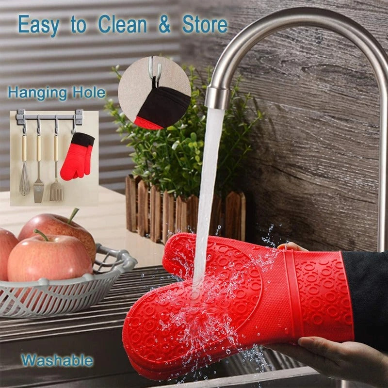 Heat-Resistant Oven Gloves - detail