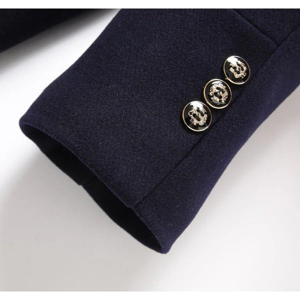 High-Quality Men's Coat Made Of Wool - detail
