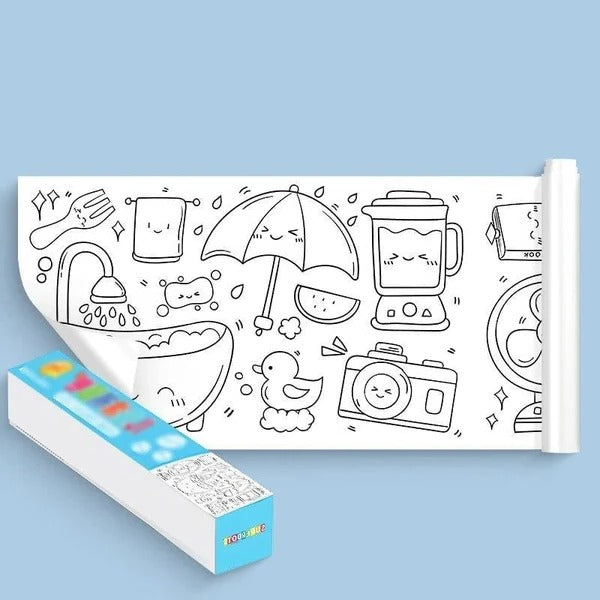 Children's Drawing Roll - detail