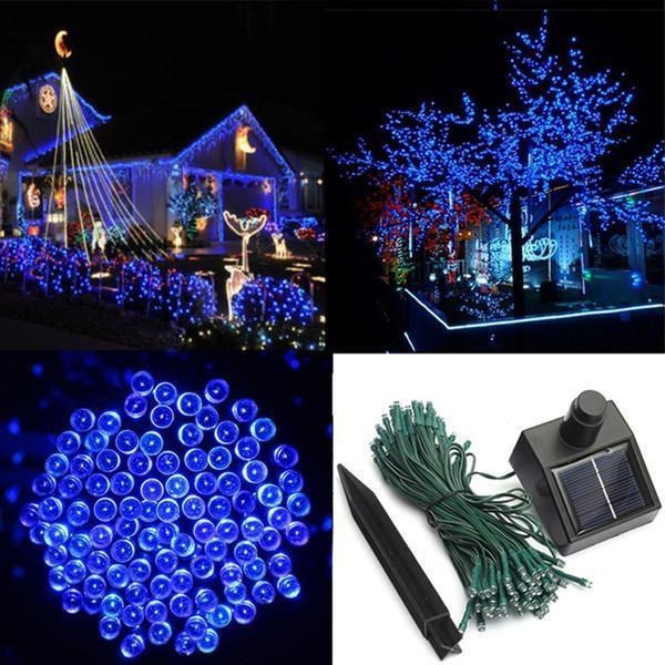Puchica 55ft Solar Fairy Lights (100 LED, Waterproof) - detail