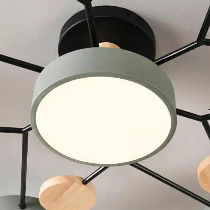 Ceiling Light - Branching Design, Stylish & Sustainable with LED Technology - alternate angle