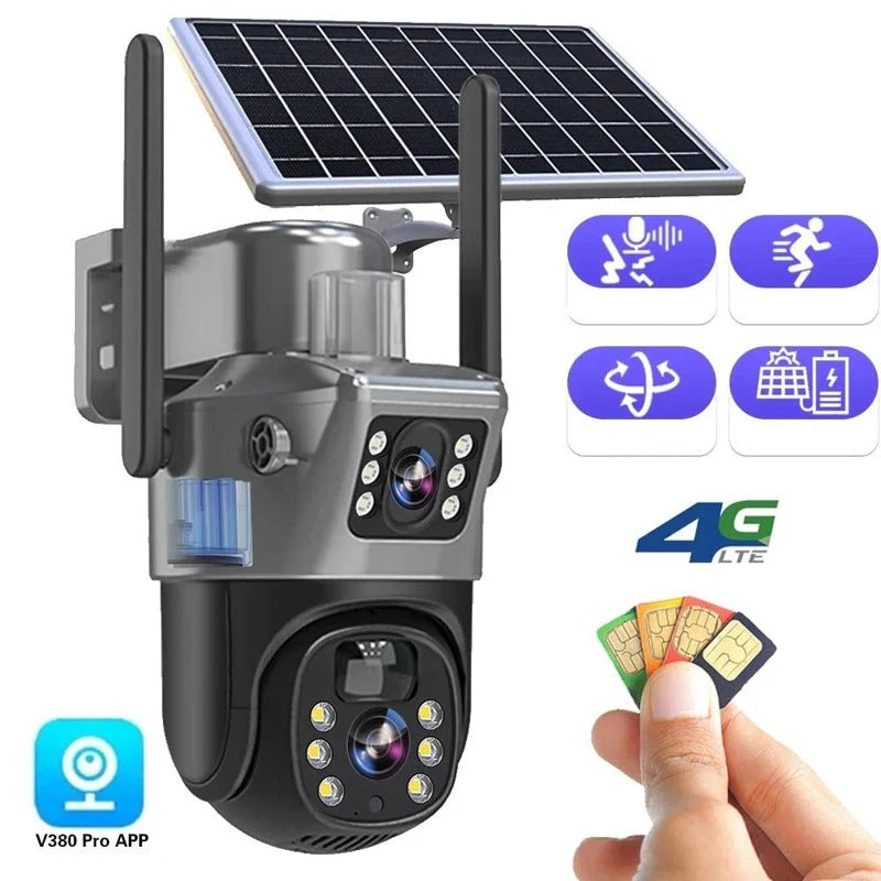 DualGuard 4K Wireless Security Camera - alternate angle