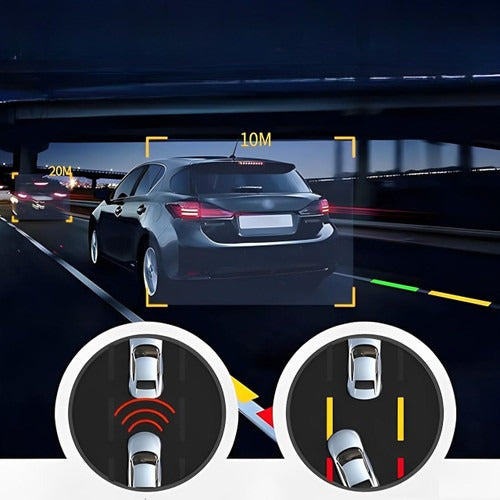 Car Dashcam with Surveillance Camera - in use