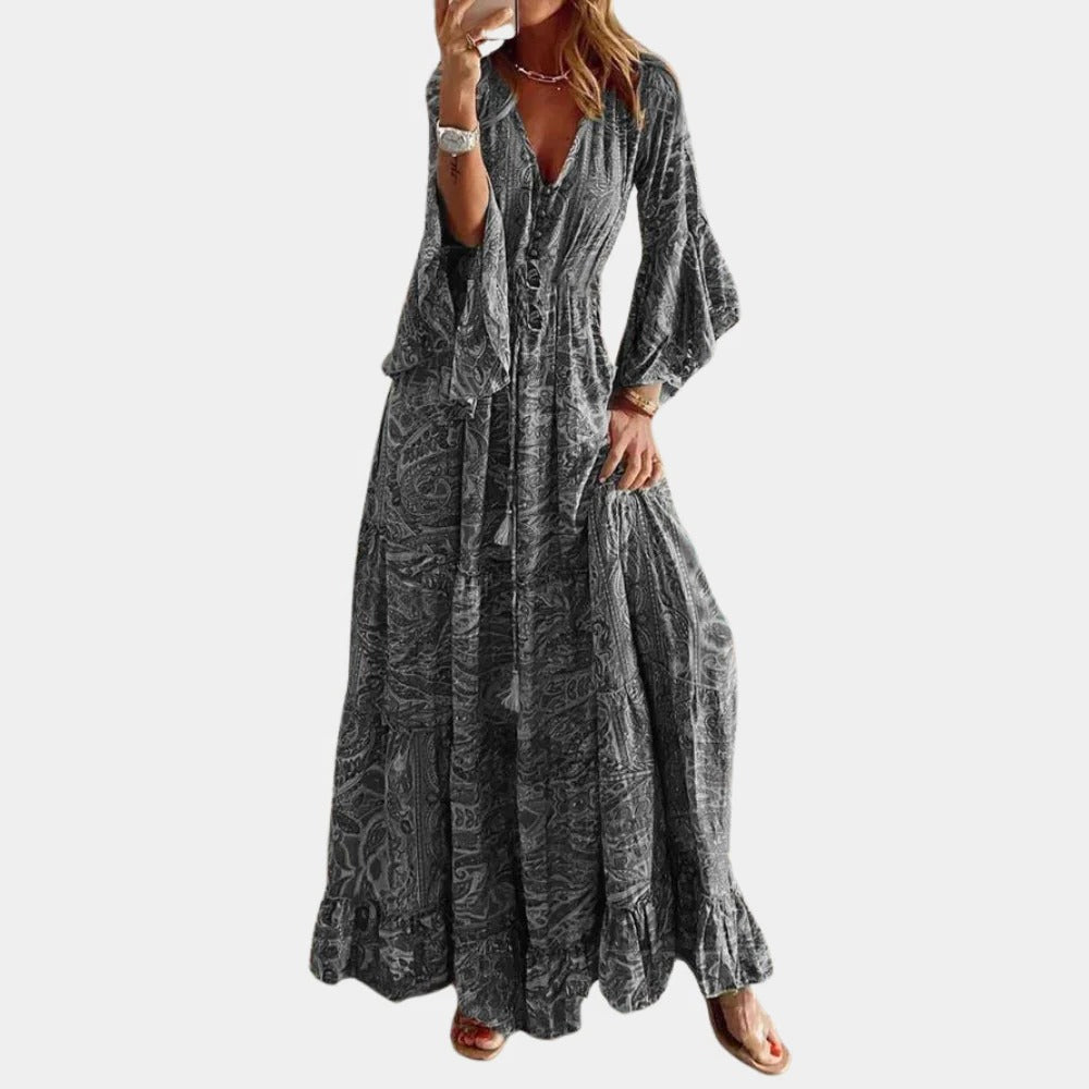 Bohemian Long Dress for Women - alternate angle