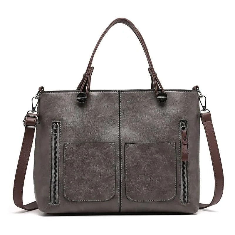 Elegant Leather Bag - alternate angle