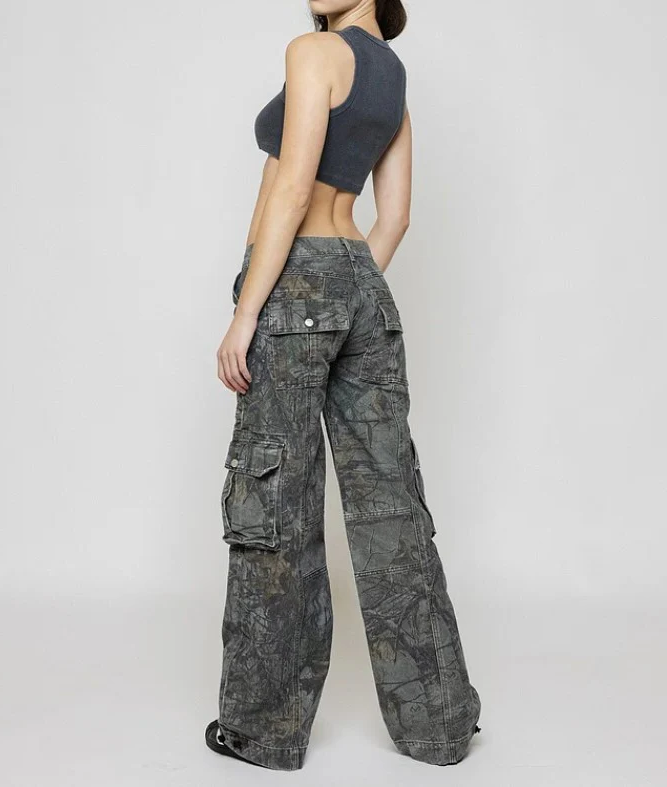 Camo Cargo Pants - alternate angle