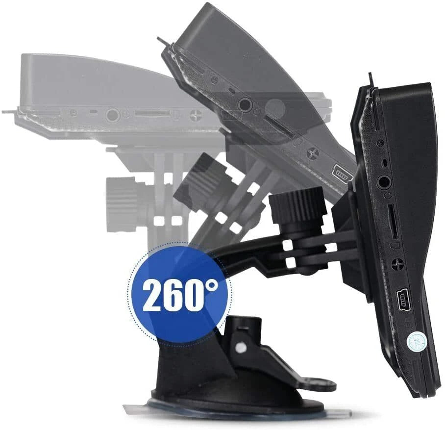 7-Inch GPS Navigation System with Lifetime US Maps, Traffic Updates & - in use