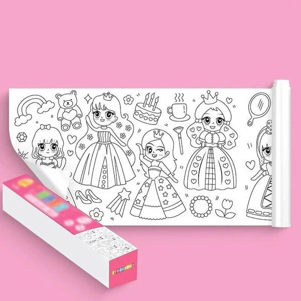 Children's Drawing Roll - alternate angle