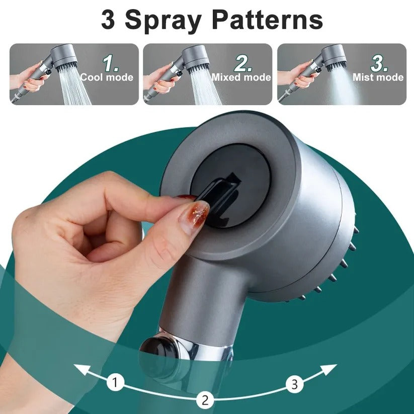 High Pressure Showerhead - in use