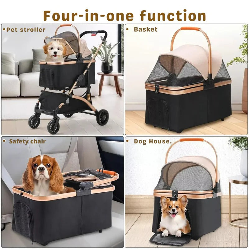 Dog Stroller & Transport Box - alternate angle