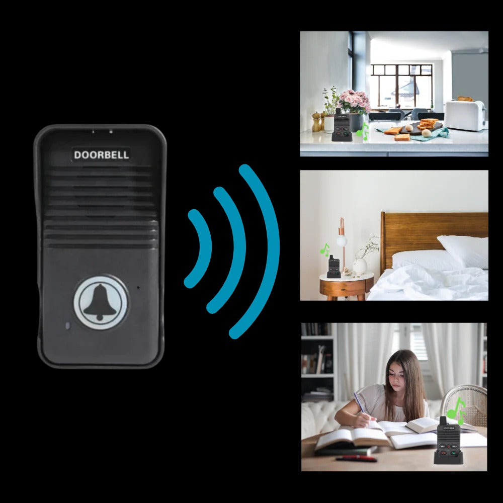 Advance Communication Intercom Doorbell - in use