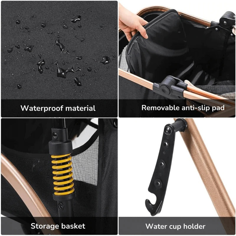 Dog Stroller & Transport Box - detail