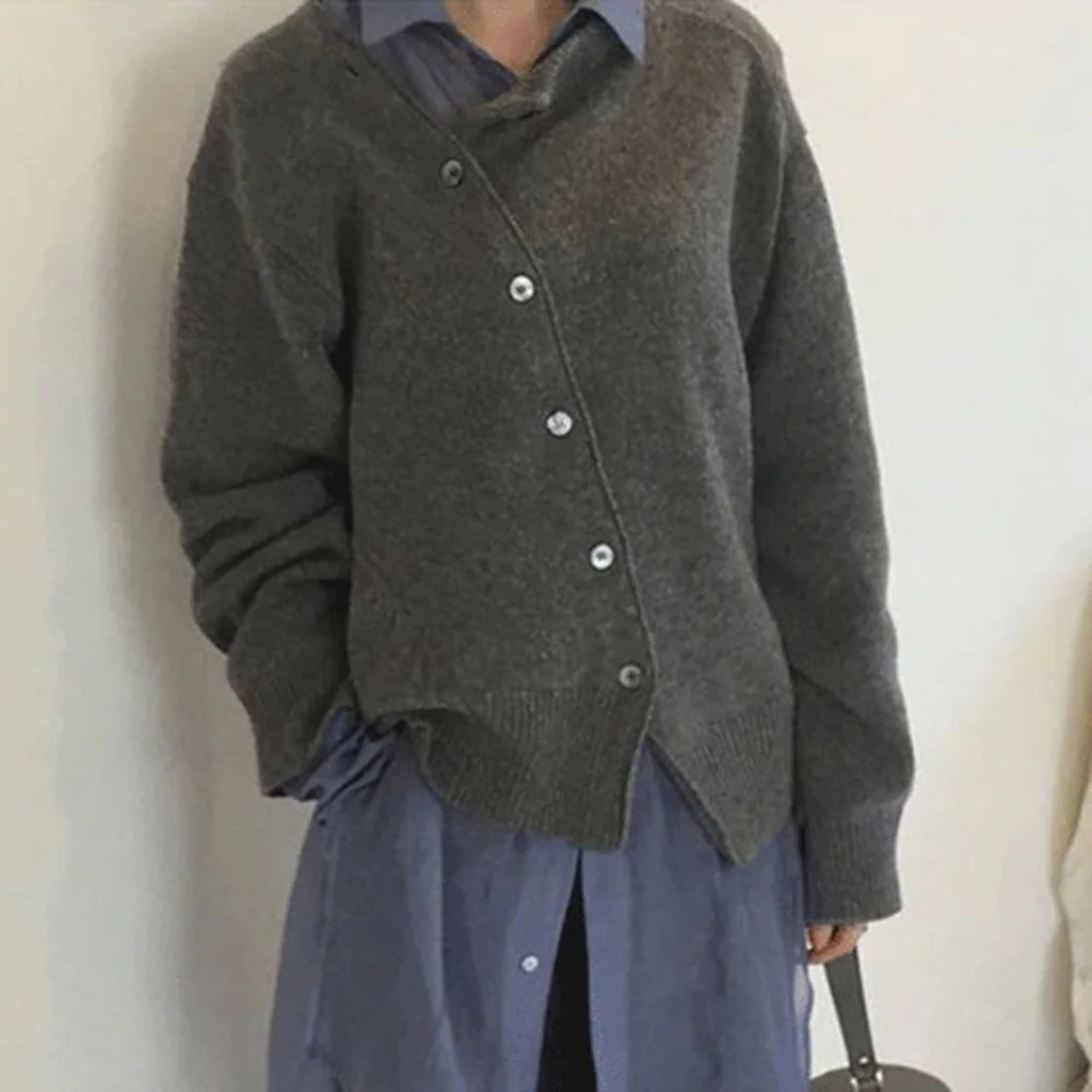 Cashmere Jacket With Button Details - detail