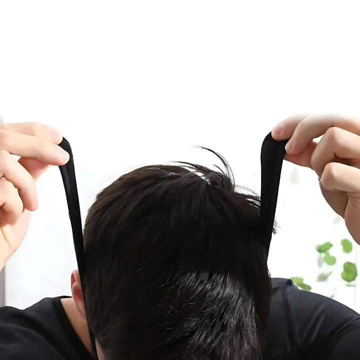 Full Head Chin Strap for Snoring Relief | Sleep Apnea Support - in use